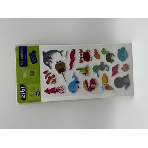 3D наклейки Жители глубин 18 см, KIDS Line (ZB.63346)