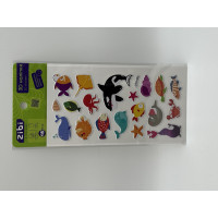 3D наклейки Жители глубин 2 18 см, KIDS Line (ZB.63347)