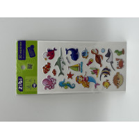 3D наліпки Жителі морських глибин 18 см, KIDS Line (ZB.63344)