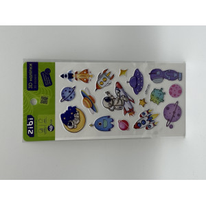 3D наклейки Космические фантазии 18 см, KIDS Line (ZB.63342)