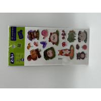 3D наклейки Лесные жители 18 см, KIDS Line (ZB.63362)
