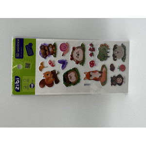 3D наклейки Лесные жители 18 см, KIDS Line (ZB.63362)