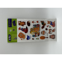 3D наклейки Лесные звери микс 18 см, KIDS Line (ZB.63363)