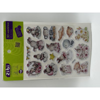 3D наклейки Милые зверята 19 см, KIDS Line (ZB.63400)