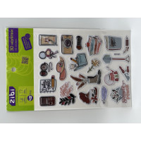 3D наклейки Осенняя романтика 19 см, KIDS Line (ZB.63394)