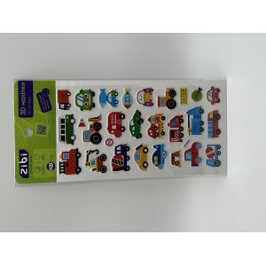 3D наклейки Рабочие машинки 18 см, KIDS Line (ZB.63373)