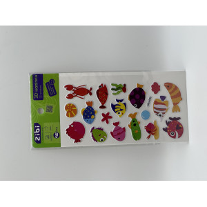3D наклейки Райские рыбки 22 см, Kids Line (ZB.63348)