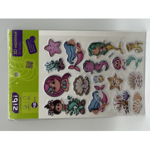 3D наклейки Русалочки 19 см, KIDS Line (ZB.63396)