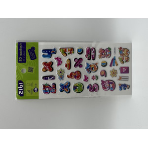 3D наклейки Счет лето 18 см, KIDS Line (ZB.63313)