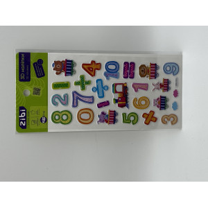 3D наклейки Счет транспорт 18 см, KIDS Line (ZB.63312)