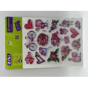 3D наклейки Французская любовь 19 см, KIDS Line (ZB.63404)