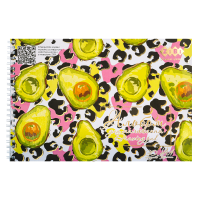 Альбом для малювання AVOCADO, А4, 30 арк., 120 г/м2, на пружині, салатовий, KIDS Line (ZB.1451-15)