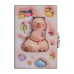 Блокнот 3D із замком CAPYBARA, 145 х 210 мм, 80 арк., клітинка, Soft PU обкладинка, асорті, KIDS Line (ZB.700007)