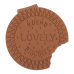 Блокнот BISCUIT, 90х90мм, 80 арк., нелінований, ароматизована Soft touch обкладинка, KIDS Line (ZB.12470-18)