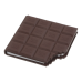 Блокнот CHOCOLATE, 100х87мм, 80 л., нелинованный, ароматизована Soft touch обложка, KIDS Line (ZB.12470-19)