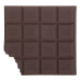 Блокнот CHOCOLATE, 100х87мм, 80 л., нелинованный, ароматизована Soft touch обложка, KIDS Line (ZB.12470-19)