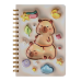 Блокнот на пружині збоку CAPYBARA, 145х210 мм, 80 арк., клітинка, асорті, KIDS Line (ZB.700010)