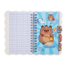 Блокнот на пружині збоку CAPYBARA, А6, 60 арк., клітинка, асорті, KIDS Line (ZB.700026)