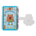 Блокнот на пружині збоку CAPYBARA, А6, 60 арк., клітинка, на липучці, асорті, KIDS Line (ZB.700027)