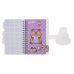 Блокнот на пружині збоку CAPYBARA, А6, 60 арк., клітинка, на липучці, асорті, KIDS Line (ZB.700027)