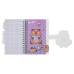Блокнот на пружині збоку CAPYBARA, А6, 60 арк., клітинка, на липучці, асорті, KIDS Line (ZB.700027)