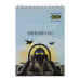 Блокнот на пружині зверху PATRIOT "BRAVE" А6 40 аркушів у клітинку картонна обкладинка (ZB.12134)