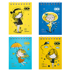 Блокнот на пружині зверху PATRIOT "LOVE UKRAINE", А7, 40 арк., карт.обкл., KIDS Line (ZB.12101)
