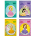 Блокнот на пружині зверху PRINCESS, А-6, 40 арк., картонна обкладинка, KIDS Line, асорті (ZB.12155)