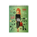 Блокнот на пружині зверху TOP GIRL, А6, 40 арк., карт.обкл., KIDS Line (ZB.12151)