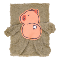 Блокнот плюшевий CAPYBARA 1, А5, 80 арк., клітинка, асорті, KIDS Line. (ZB.700031)