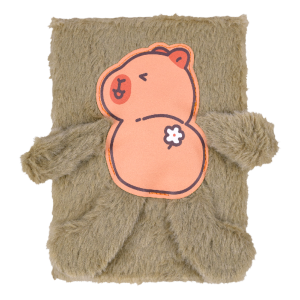 Блокнот плюшевий CAPYBARA 1, А5, 80 арк., клітинка, асорті, KIDS Line. (ZB.700031)