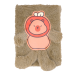 Блокнот плюшевий CAPYBARA 1, А5, 80 арк., клітинка, асорті, KIDS Line. (ZB.700031)