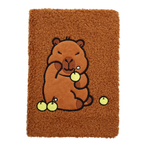 Блокнот плюшевий CAPYBARA 10, А5, 80 арк., клітинка, асорті, KIDS Line (ZB.700024)