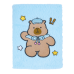 Блокнот плюшевий CAPYBARA 11, А5, 80 арк., клітинка, асорті, KIDS Line (ZB.700032)
