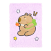 Блокнот плюшевий CAPYBARA 13, А5, 80 арк., клітинка, асорті, KIDS Line (ZB.700034)