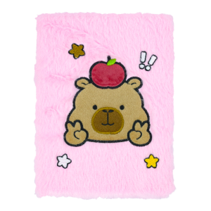 Блокнот плюшевий CAPYBARA 15, А5, 80 арк., клітинка, асорті, KIDS Line (ZB.700036)