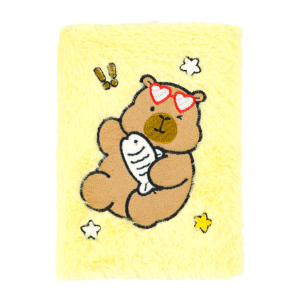 Блокнот плюшевий CAPYBARA 16, А5, 80 арк., клітинка, асорті, KIDS Line (ZB.700037)
