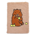 Блокнот плюшевий CAPYBARA 2, А5, 80 арк., клітинка, асорті, KIDS Line (ZB.700016)