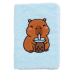 Блокнот плюшевий CAPYBARA 2, А5, 80 арк., клітинка, асорті, KIDS Line (ZB.700016)