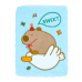 Блокнот плюшевий CAPYBARA 23, А5, 80 арк., клітинка, асорті, KIDS Line (ZB.700044)