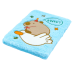 Блокнот плюшевий CAPYBARA 23, А5, 80 арк., клітинка, асорті, KIDS Line (ZB.700044)