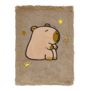 Блокнот плюшевий CAPYBARA 25, А5, 80 арк., клітинка, асорті, KIDS Line (ZB.700046)