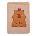 Блокнот плюшевий CAPYBARA 3, А5, 80 арк., клітинка, асорті, KIDS Line (ZB.700017)