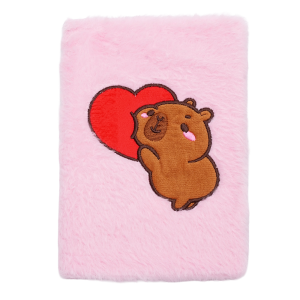 Блокнот плюшевий CAPYBARA 5, А5, 80 арк., клітинка, асорті, KIDS Line (ZB.700019)