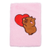 Блокнот плюшевий CAPYBARA 5, А5, 80 арк., клітинка, асорті, KIDS Line (ZB.700019)
