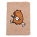 Блокнот плюшевий CAPYBARA 5, А5, 80 арк., клітинка, асорті, KIDS Line (ZB.700019)