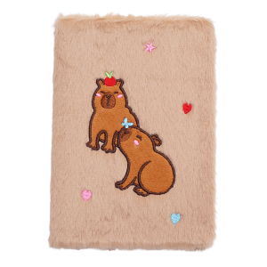 Блокнот плюшевий CAPYBARA 7, А5, 80 арк., клітинка, асорті, KIDS Line (ZB.700021)