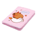Блокнот плюшевий CAPYBARA 7, А5, 80 арк., клітинка, асорті, KIDS Line (ZB.700021)
