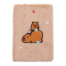 Блокнот плюшевий CAPYBARA 7, А5, 80 арк., клітинка, асорті, KIDS Line (ZB.700021)