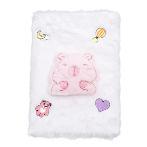 Блокнот плюшевий CAPYBARA, А5, 80 арк., клітинка, асорті, KIDS Line (ZB.700015)